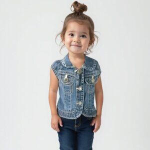 💕Old navy  denim jacket vest